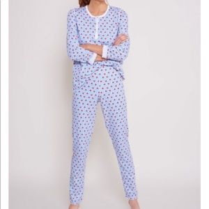 Roberta Roller Rabbit Women’s Pajamas in Love Bug (Ladybug) (L)